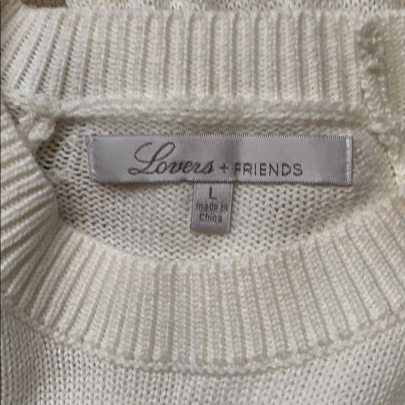 Lovers+Friends sweater, sz L - Picture 3 of 3